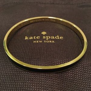 Kate Spade Idiom Draw the Line Bangle, Black